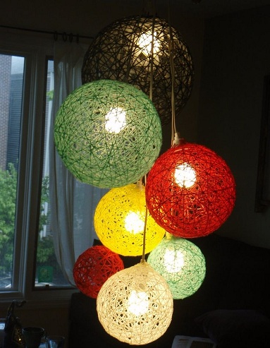 Yarn Ball Lights