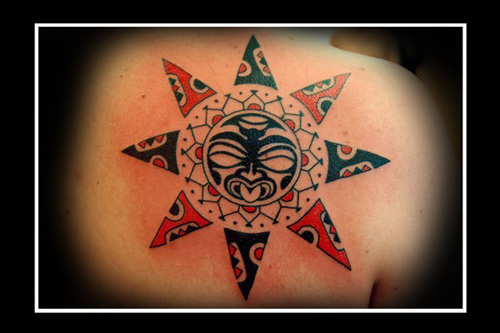 Sun Maori Tattoo