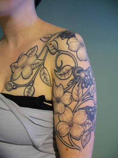 Flower And Vine Tattoos