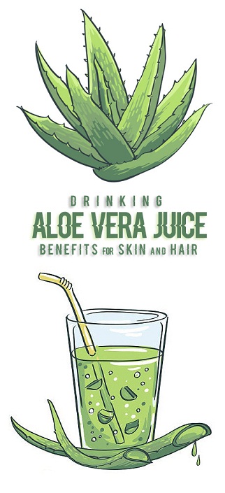 aloe vera juice benefits for skin, hair & health