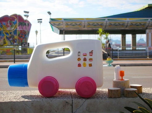 Detergent Container Toy Cars