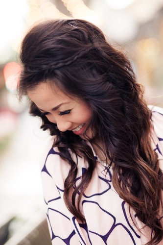 Simple Braid Long Hairstyle