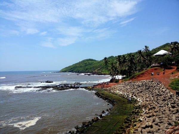 Anjuna Beach in Goa