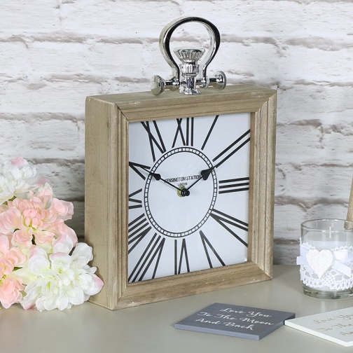 Vintage Mantel Square Desk Clocks