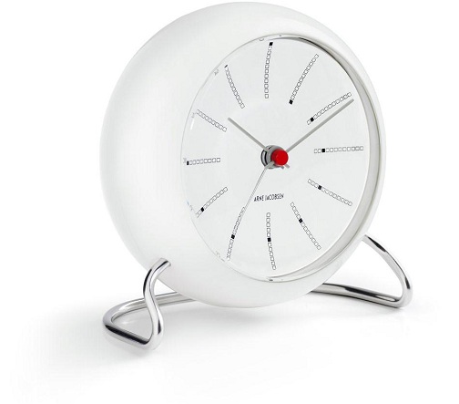 Sleek Designed White Desk Clocks