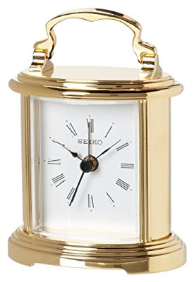 Carriage Gold Desk Clocks