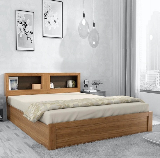 Latest Double Bed Designs With Box