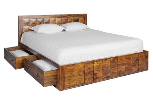 Wooden Double Bed