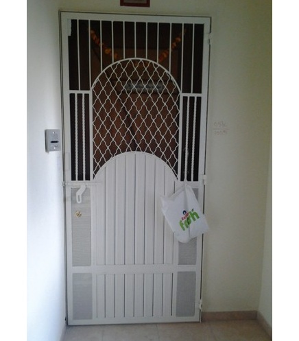 Wood Safety Door With Deadbolt