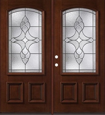 Wood And Glass Safety Door Design