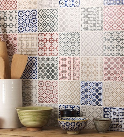 Patchwork Kitchen Tiles Designs