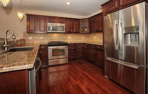 Wooden Flooring Kitchen Tiles