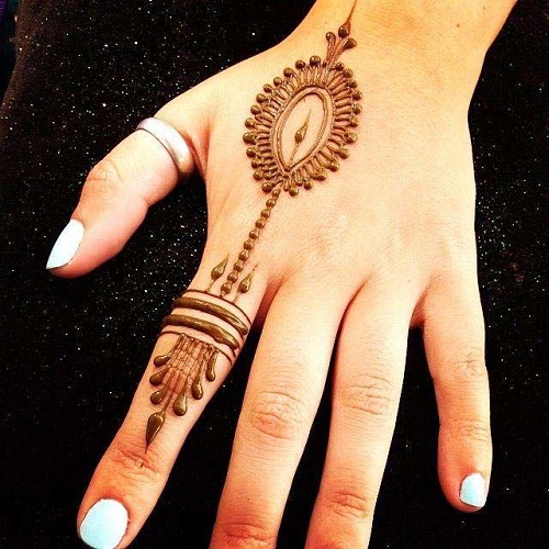 latest finger mehndi designs