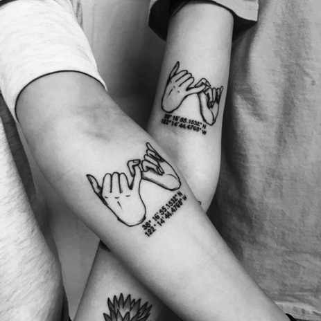 matching couple tattoo designs