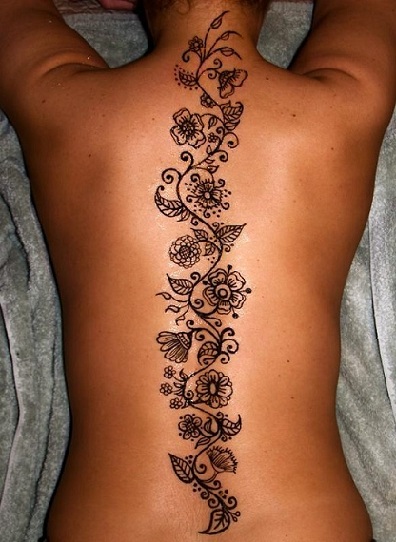 arabic flower tattoos