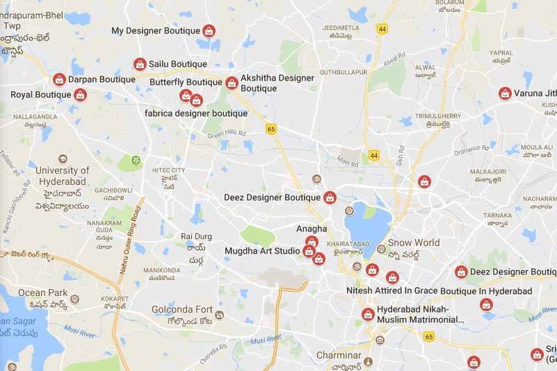 boutiques in hyderabad