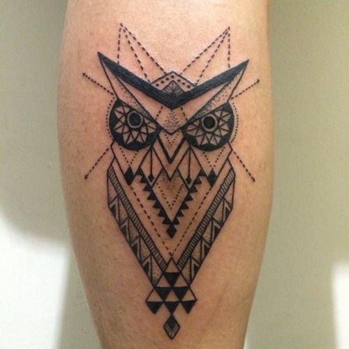 Tattoo with Geometric Shapes