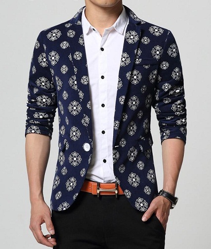 Printed Party Wear Blazer