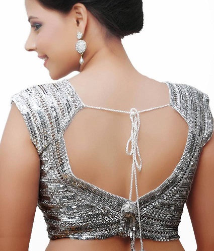 Stylish Silver Blouse