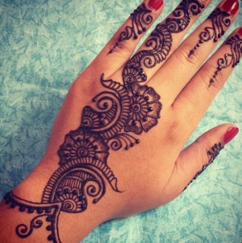 punjabi mehndi designs back hand