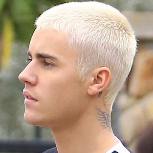 justin bieber short hairstyle