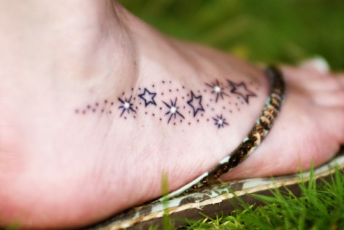 cute foot tattoos