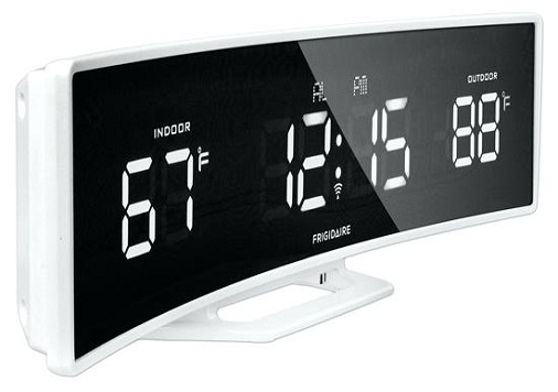 Large Curved Display Atomic Clock