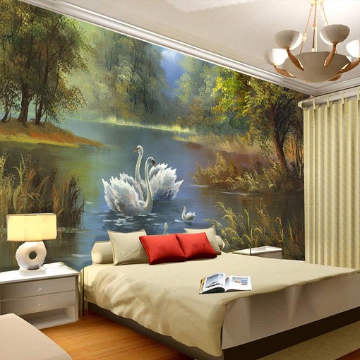 cool bedroom wall designs