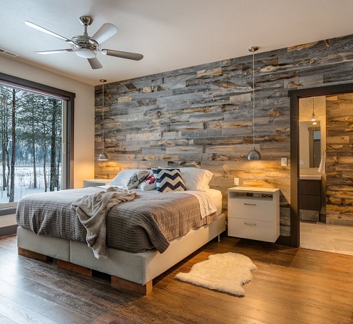 simple bedroom wall design