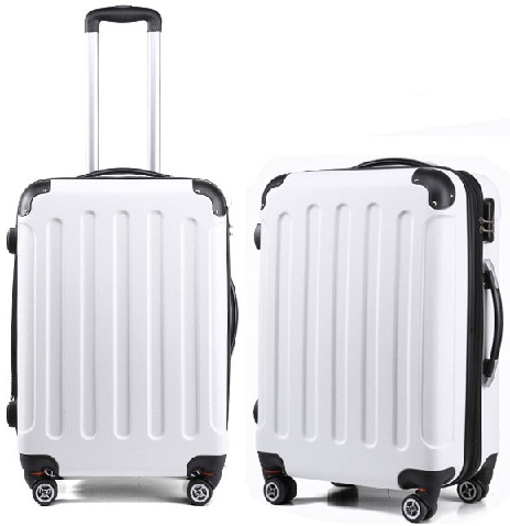 Sparking white Luggage Bag -2