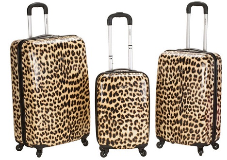 Cute Cheetah Print Luggage Suitcase -24