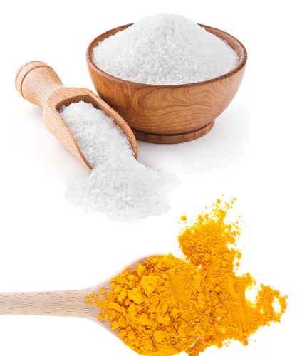 salt and turmeric