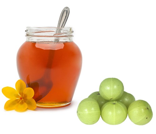 honey and gooseberries