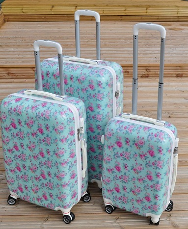 Floral Print Trolley Bag -8