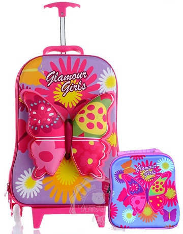 Cute Wheeled Travel Bags for Girls -9