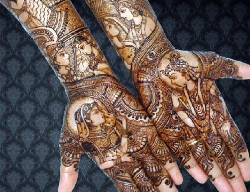 krishna-radha-rajasthani-mehndi-design23