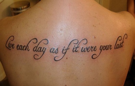 Inspiration Quotation Tattoos