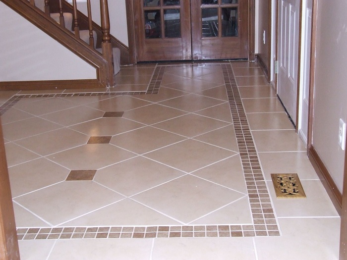 Hall Tiles With Border