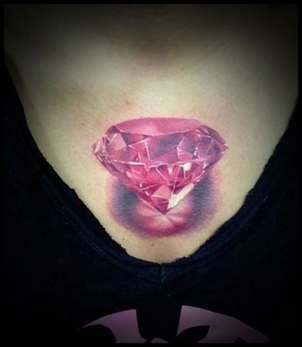 Diamond Tattoo Designs for Men and Women 3