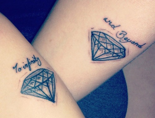 Diamond Tattoo Designs for Men and Women 7