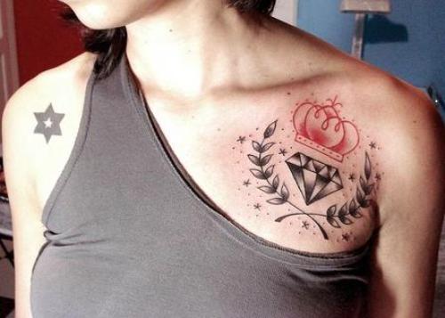 Diamond Tattoo Designs for Men and Women 8