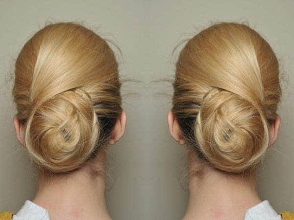 Casual Twist Bun Style