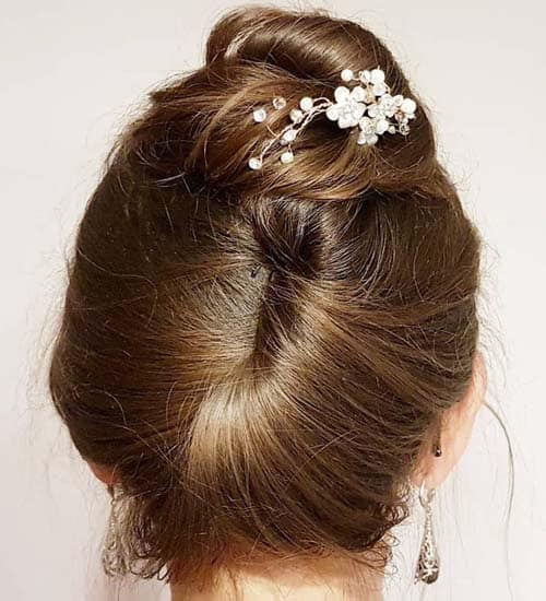 French Twist High Bun