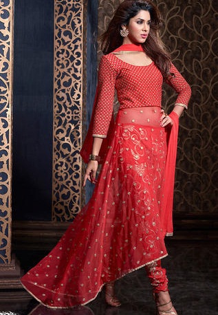 a-red-net-wedding-churidaar-suit14