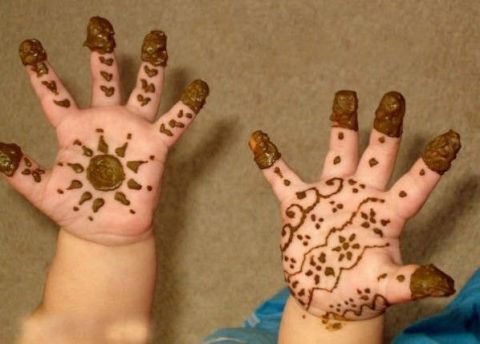 kids mehndi design