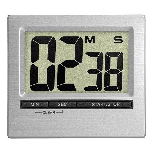 Square Silver Electronic Countdown Clocks