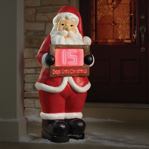 Outdoor Christmas Countdown Clocks