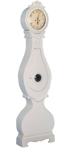 Mora White Grandfather Clocks