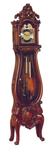 Baroque Style Wooden Grandfather Clocks