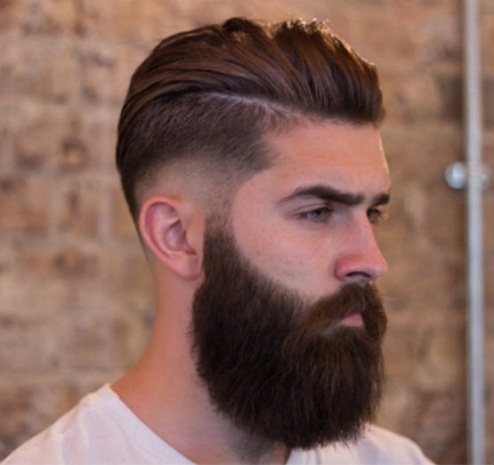 Pompadour And Beard